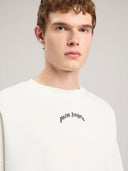 Back Curved Logo Loose Sweatshirt - Unmatched Kicks - Palm Angeles