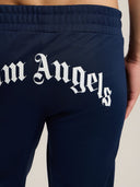 Back Curved Logo Track Pants - Unmatched Kicks - Palm Angeles