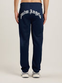 Back Curved Logo Track Pants - Unmatched Kicks - Palm Angeles