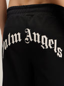 Back Curved Logo Track Pants - Unmatched Kicks - Palm Angeles