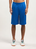 Back Curved Logo Track Shorts - Unmatched Kicks - Palm Angeles