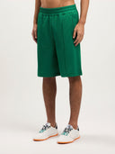 Back Curved Logo Track Shorts - Unmatched Kicks - Palm Angeles