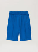 Back Curved Logo Track Shorts - Unmatched Kicks - Palm Angeles