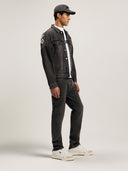 Back Logo Over Denim Jkt - Unmatched Kicks - Palm Angeles