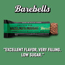 Barebells Protein Bars Hazelnut & Nougat - 12 Count, 1.9oz Bars - Protein Snacks with 20g of High Protein - Chocolate Protein Bar with 1g of Total Sugars - On The Go Protein Snack & Breakfast Bars - Unmatched Kicks-Barbell Protein Bar