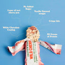 Barebells Protein Bars Wild Cherry - 12 Count, 1.94 oz Bars - Snacks with 20g of High Protein - Chocolate Nutrition Bar with 1g of Total Sugars - On The Go Snack & Breakfast Bars - Unmatched Kicks-Barbell Protein Bar