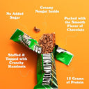 Barebells Vegan Protein Bars Hazelnut & Nougat - 12 Count, 1.9oz Bars - Features Plant Based Protein Bar with 15g of Protein - Chocolate Protein Snacks with Only 1g of Total Sugars - Ideal for - Unmatched Kicks-Barbell Protein Bar