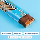 Barebells Vegan Protein Bars Peanut Caramel, Plant Based with High Protein - Chocolate Protein Bars - Perfect on The Go Protein Snack & Breakfast Bars 12 Count (Pack of 1) - Unmatched Kicks-Barbell Protein Bar