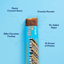 Barebells Vegan Protein Bars Peanut Caramel, Plant Based with High Protein - Chocolate Protein Bars - Perfect on The Go Protein Snack & Breakfast Bars 12 Count (Pack of 1) - Unmatched Kicks-Barbell Protein Bar