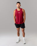 Base Cutoff - Red - Unmatched Kicks - Alphalete