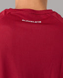 Base Tee - Red - Unmatched Kicks - Alphalete