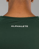 Base Tee - Summit Green - Unmatched Kicks - Alphalete