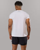 Base Tee - White - Unmatched Kicks - Alphalete