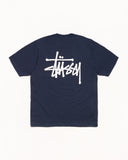 Basic Stussy Tee Navy - Unmatched Kicks - STUSSY