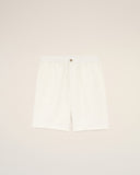 Beige Blended Linen Elasticated Waist Ami De Coeur Shorts - Unmatched Kicks - Ami Paris