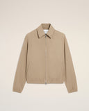 Beige Cotton Ami De Cœur Zipped Jacket - Unmatched Kicks - Ami Paris