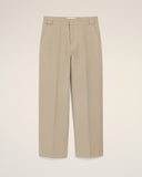 Beige Cotton Baggy Trousers - Unmatched Kicks - Ami Paris