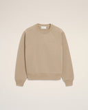 Beige Cotton Embossed Ami De Coeur Sweatshirt - Unmatched Kicks - Ami Paris