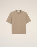 Beige Cotton Embossed Ami De Coeur T-shirt - Unmatched Kicks - Ami Paris