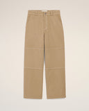 Beige Cotton Worker Trousers - Unmatched Kicks - Ami Paris