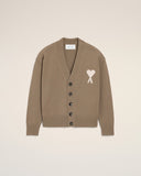 Beige Wool Ami De Coeur Cardigan - Unmatched Kicks - Ami Paris