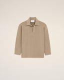 Beige Wool Long Sleeves Polo - Unmatched Kicks - Ami Paris