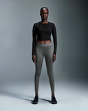 Studio Long-T Crop Black