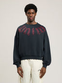 Big Neck Logo Loose Sweatshirt - Unmatched Kicks - Palm Angeles
