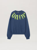 Big Neck Logo Loose Sweatshirt - Unmatched Kicks - Palm Angeles