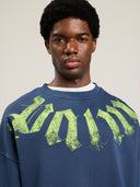 Big Neck Logo Loose Sweatshirt - Unmatched Kicks - Palm Angeles