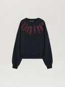 Big Neck Logo Loose Sweatshirt - Unmatched Kicks - Palm Angeles