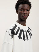 Big Neck Logo Loose Sweatshirt - Unmatched Kicks - Palm Angeles