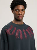 Big Neck Logo Loose Sweatshirt - Unmatched Kicks - Palm Angeles
