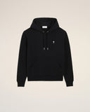 Black Cotton Ami De Coeur Hoodie - Unmatched Kicks - Ami Paris