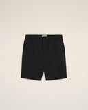 Black Cotton Elasticated Waist Ami De Coeur Shorts - Unmatched Kicks - Ami Paris