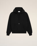Black Cotton Embossed Ami De Coeur Hoodie - Unmatched Kicks - Ami Paris