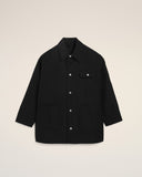 Black New Wool Worker Jacket - Unmatched Kicks - Ami Paris