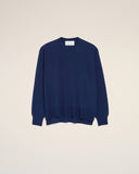Bleu Thin Wool Crewneck Ami De Coeur Sweater - Unmatched Kicks - Ami Paris
