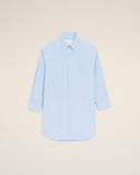 Blue Cotton Ami De Coeur Wide Shirt Dress - Unmatched Kicks - Ami Paris