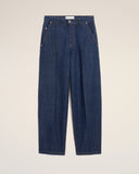 Blue Cotton Balloon Fit Jeans - Unmatched Kicks - Ami Paris