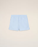 Blue Cotton Elasticated Shorts - Unmatched Kicks - Ami Paris