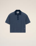 Blue Cotton Striped Ami De Coeur Polo - Unmatched Kicks - Ami Paris