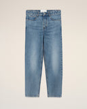 Blue Cotton Tapered Fit Jeans - Unmatched Kicks - Ami Paris