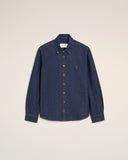 Blue Denim Cotton Ami De Coeur Shirt - Unmatched Kicks - Ami Paris