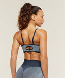Blush Seamless Light Support Sports Bra light support Heavy Blue/Chilled Blue - Unmatched Kicks-GYMSHARK