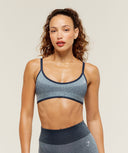 Blush Seamless Light Support Sports Bra light support Heavy Blue/Chilled Blue - Unmatched Kicks-GYMSHARK