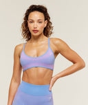 Blush Seamless Light Support Sports Bra light support Steady Purple/Focus Pink - Unmatched Kicks-GYMSHARK