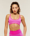 Blush Seamless Light Support Sports Bra light support Super-Set Pink/Focus Pink - Unmatched Kicks-GYMSHARK