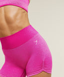 Blush Seamless Shorts Super-Set Pink/Focus Pink - Unmatched Kicks-GYMSHARK