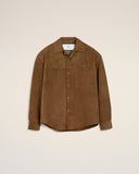 Brown Leather Overshirt - Unmatched Kicks - Ami Paris